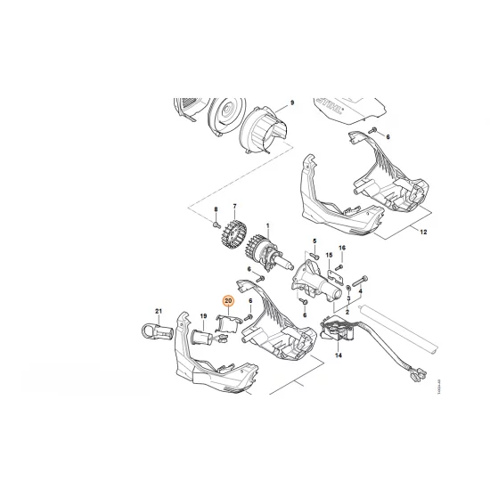 STIHL    Mocowanie 4867 608 1400